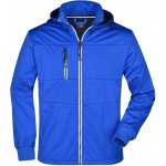 James & Nicholson pánská sportovní softshellová bunda JN1078 Světle modrá / tmavě modrá / bílá – Zboží Mobilmania