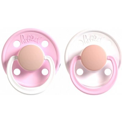 Rebael dudlík kaučuk 2 ks Rising Soft Fox/Snowy Soft Flamingo – Sleviste.cz