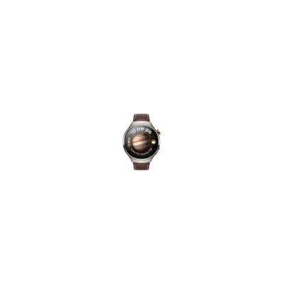 Chytré hodinky Huawei Watch 4 Pro (Classic) - Aerospace-Grade Titanium Alloy Case + Dark Brown Leather