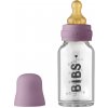 Láhev a nápitka Bibs Baby Bottle skleněná lahev Mauve 110ml