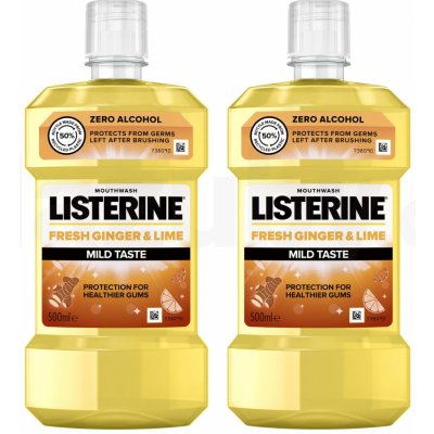 Listerine Fresh Ginger & Lime Zero Alcohol 500 ml