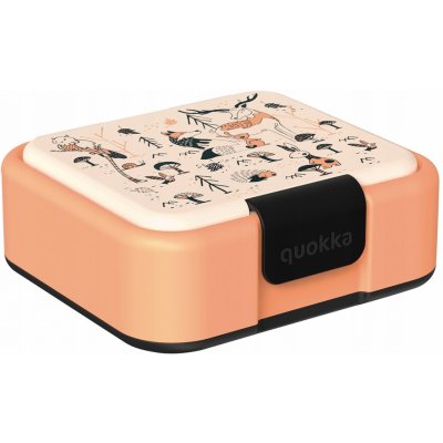 Quokka Twist Dělený plastový box na jídlo In the woods 40256 – Zboží Dáma