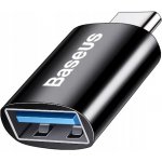Baseus ZJJQ000001 Ingenuity Mini OTG Adaptér z USB-A na USB-C Black 6932172605643 – Zboží Živě