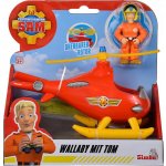 Simba Požárník Sam Vrtulník Wallaby s figurkou – Zboží Mobilmania