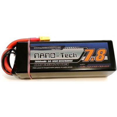 Bighobby Li-pol baterie 7800mAh 3S 50C 100C HC B -NANO Tech – Hledejceny.cz