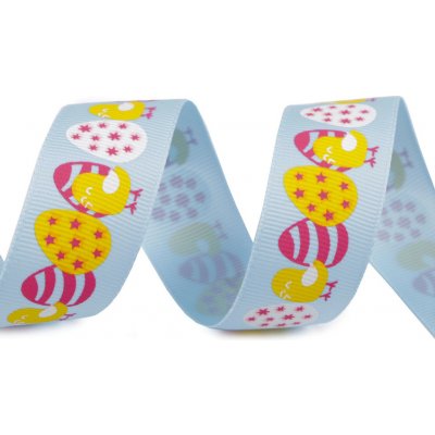 Velikonoční rypsová stuha šíře 25 mm modrá světlá 1m – Hledejceny.cz