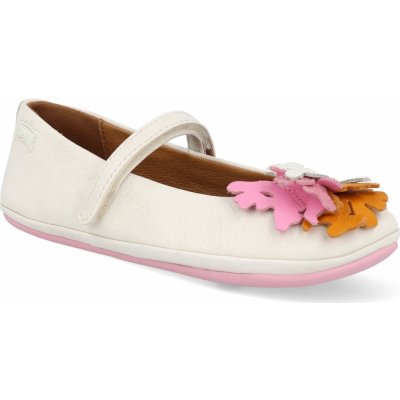 Camper baleríny Sella Houston Kids White Natural bílé – Zboží Dáma
