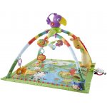 Fisher-Price Rainforest Deluxe hrací deka s hrazdičkou – Zboží Mobilmania