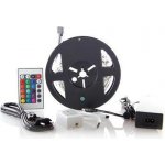 Solight LED světelný pás, RGB, 3m, sada s 12V adaptérem a dálk. ovladačem, 7,2W/m, IP20 – Hledejceny.cz