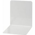 Stojan na knihy, kovový, 2 ks, 14x12x14 cm, WEDO, světle šedá, 2ks – Hledejceny.cz