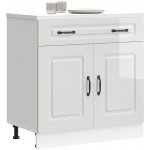 vidaXL Kuchyňská spodní skříňka Kalmar lesk bílá kompozitní 11461.853499 – Sleviste.cz