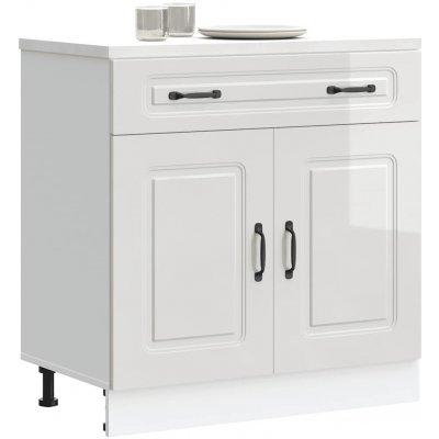 vidaXL Kuchyňská spodní skříňka Kalmar lesk bílá kompozitní 11461.853499 – Sleviste.cz