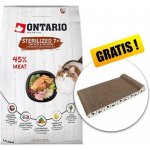 Ontario Cat Sterilised 7 6,5 kg – Sleviste.cz