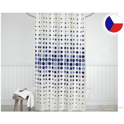 Bellatex MODRÉ TEČKY 180 x 200 cm – Hledejceny.cz