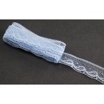 Silonová krajka - světlě modrá - šířka 1,8 cm – Sleviste.cz