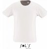 Dětské tričko Sol's Milo z organické bavlny s enzymatickým ošetřením Bílá
