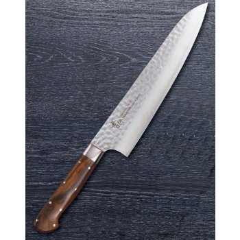 Sakai Takayuki 33 Damascus Sugihara Gyuto japonský kuchařský nůž Desert Ironwood 18 cm