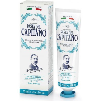 Pasta Del Capitano 1905 Smokers zubní pasta pro kuřáky 75 ml – Zbozi.Blesk.cz