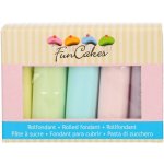 FunCakes Barevné Potahovací hmoty pastelové 5 x 100 g