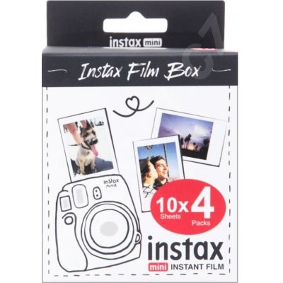 Fujifilm Color film Instax mini glossy 40ks – Zboží Živě