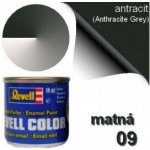 Revell Barva emailová matná Antracitová šedá Anthracite grey č. 09 – Zboží Mobilmania