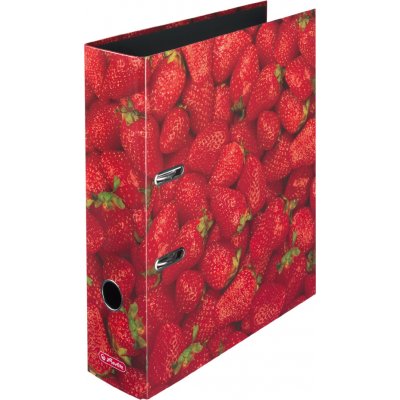 Herlitz pořadač pákový A4 80 mm lamino Jahody – Sleviste.cz
