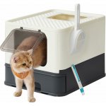 Feandrea krytá toaleta 54 x 42,8 x 40 cm – Sleviste.cz