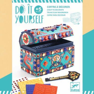 DJECO DIY Výtvarná sada Truhla na poklad – Zboží Dáma