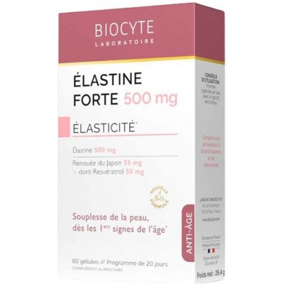 Biocyte Elastine Forte Elastin na pružnost pleti 60 kapslí – Hledejceny.cz