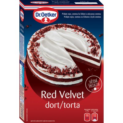 ​Dr. Oetker Red Velvet Dort 385 g – Zboží Dáma