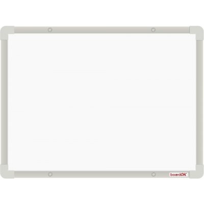VMS Vision boardOK Keramická tabule na fixy se stříbrným rámem Stříbrná 60 x 45 cm