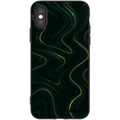 Picasee silikonový černý obal pro Apple iPhone X/XS - Vawes – Zboží Mobilmania