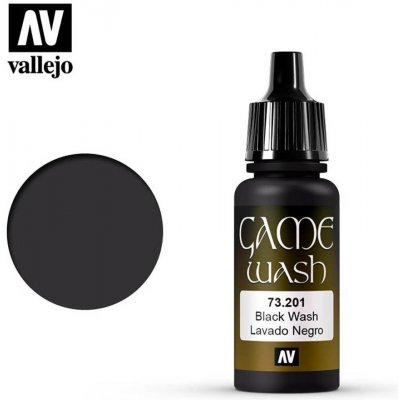 Vallejo: Game Color Black Wash 18ml – Zboží Živě