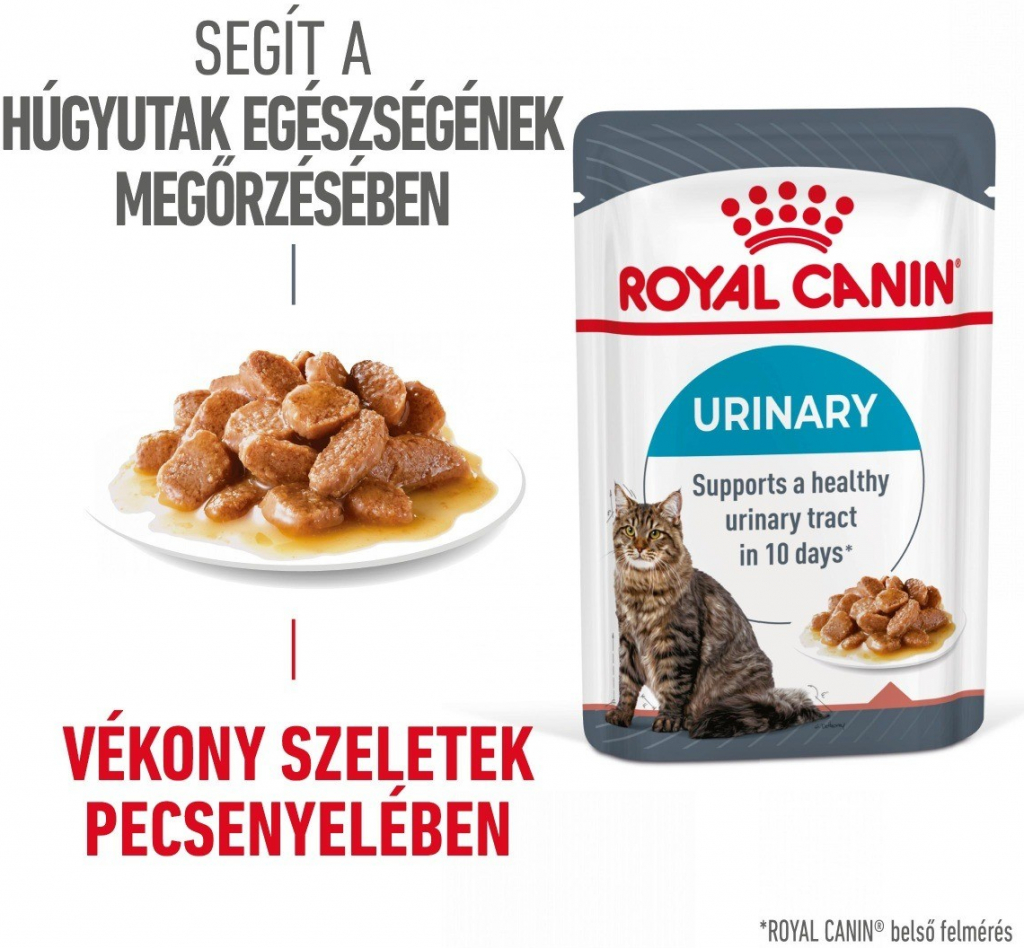 Royal Canin Veterinary Diet Cat Urinary S/O kousky ve šťávě 12 x 85 g