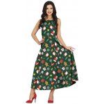 Vánoční dlouhé šaty zelené – Zboží Mobilmania