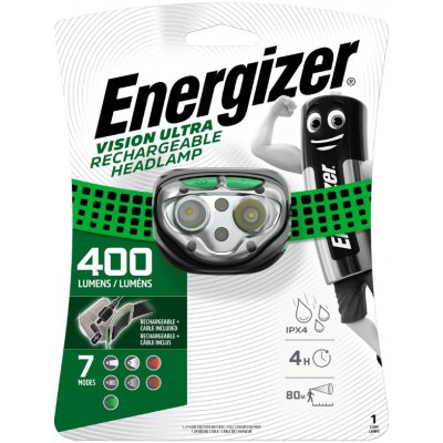 Energizer Headlight Vision Rechargeable 400lm – Zbozi.Blesk.cz