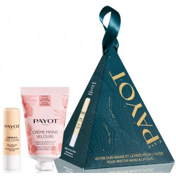 Payot Boule De Noel Nourrir & Réconforter krém na ruce 30 ml + Créme N°2 Stick lévres balzám na rty 4 g dárková sada