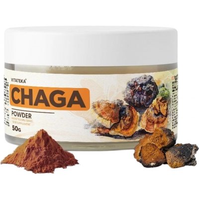 Vitateka Čaga prášek 50 g – Hledejceny.cz