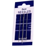 Jehly pro ruční šití - ostré (3ks) – Zboží Dáma
