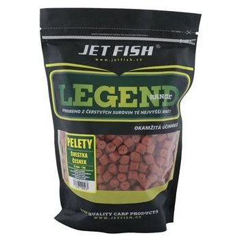 JET FISH Pelety Legend Range 1kg 12mm Švestka Česnek