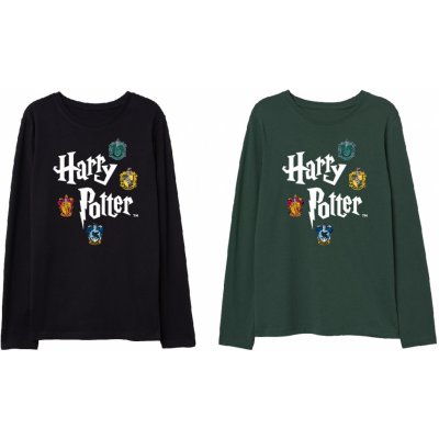 Harry Potter licence chlapecké tričko 5202108 tmavě zelená – Zboží Dáma
