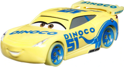 Mattel Cars autíčko svítící ve tmě Dinoco Cruz Ramirez