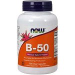 NOW Foods Vitamin B-50 Complex 100 rostlinných kapslí – Hledejceny.cz