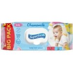 Superfresh vlhčené ubrousky dětské klip Sensitive 120 ks – Hledejceny.cz