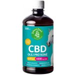 ZELENÁ ZEMĚ CBD Olej pro koně Extra 4000 mg 0,5 l – Hledejceny.cz
