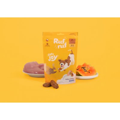 Rufruf Jerky Joy Krůtí s papájou 80 g – Zboží Dáma