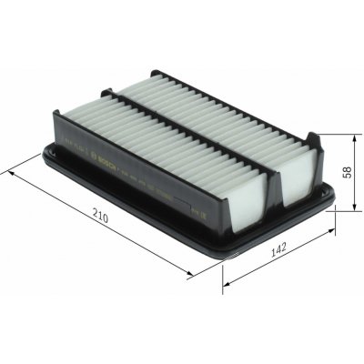 Vzduchový filtr BOSCH F 026 400 879 – Hledejceny.cz