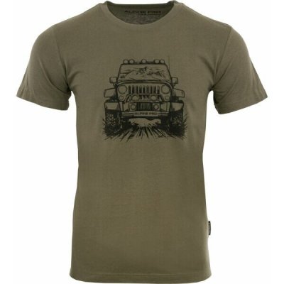 Alpine Pro BREJ pánské triko khaki – Zboží Dáma Alpine Pro BREJ pánské triko khaki – Zboží Dáma