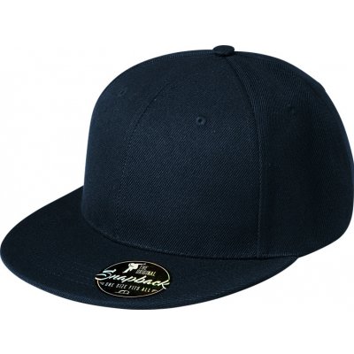 MALFINI Rap 6P čepice s rovným kšiltem unisex 302 námořní modrá