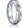 Prsteny 7AE dámský snubní se zirkony Stříbro AN1041 D